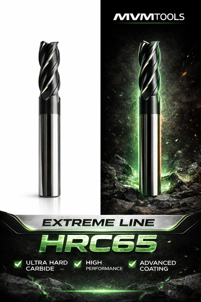 Frese metallo duro MVM TOOLS EXTREME LINE – HRC65