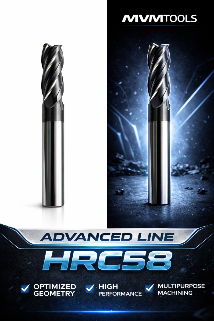 Frese metallo MVM TOOLS ADVANCED LINE – HRC58